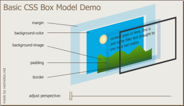 Interactive CSS Box Model Demo