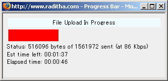 Mega Upload Progress Bar