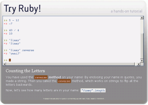 try ruby